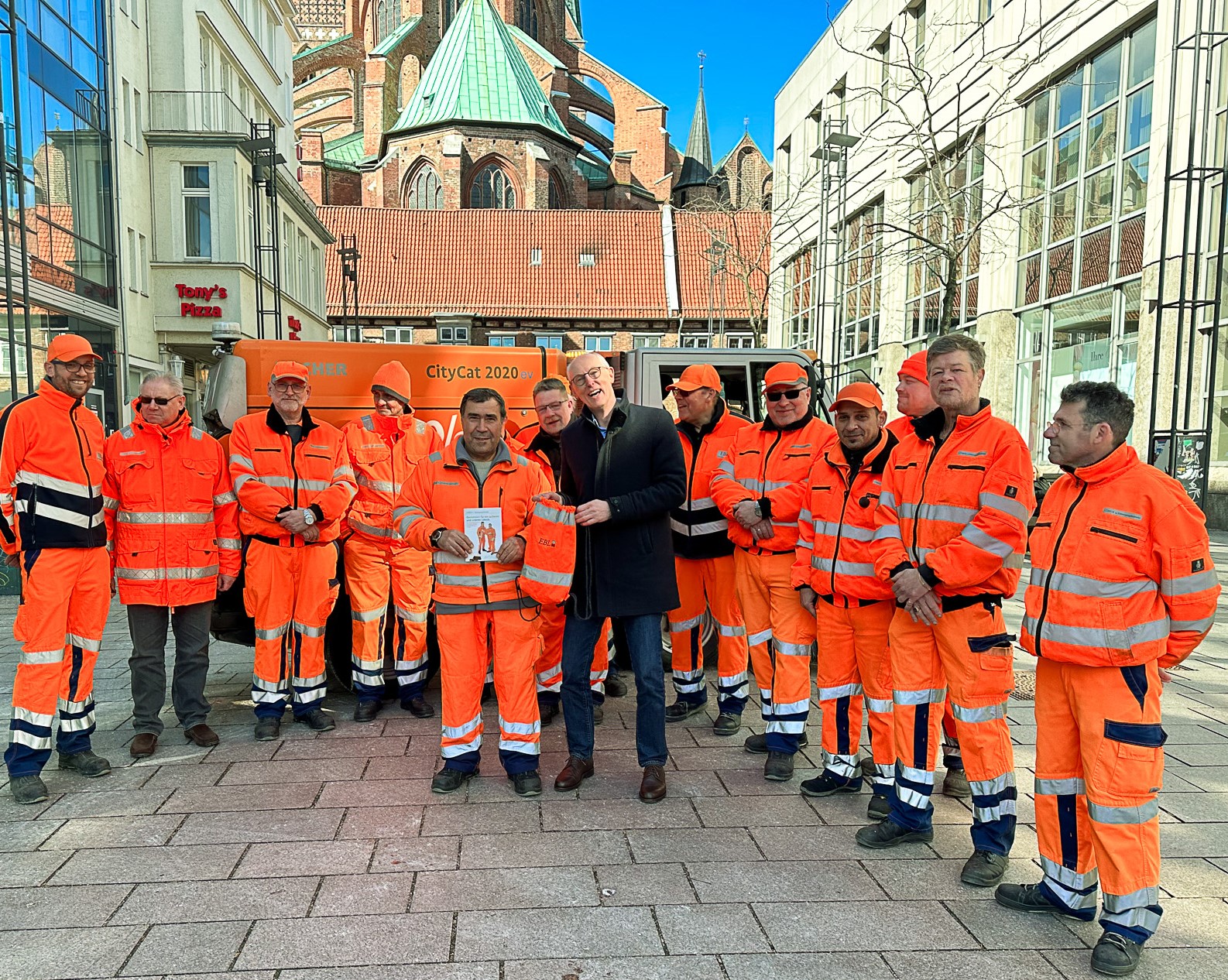 25 Jahre EBL - Personalwechsel beim Team Innenstadt der Straßenreinigung
