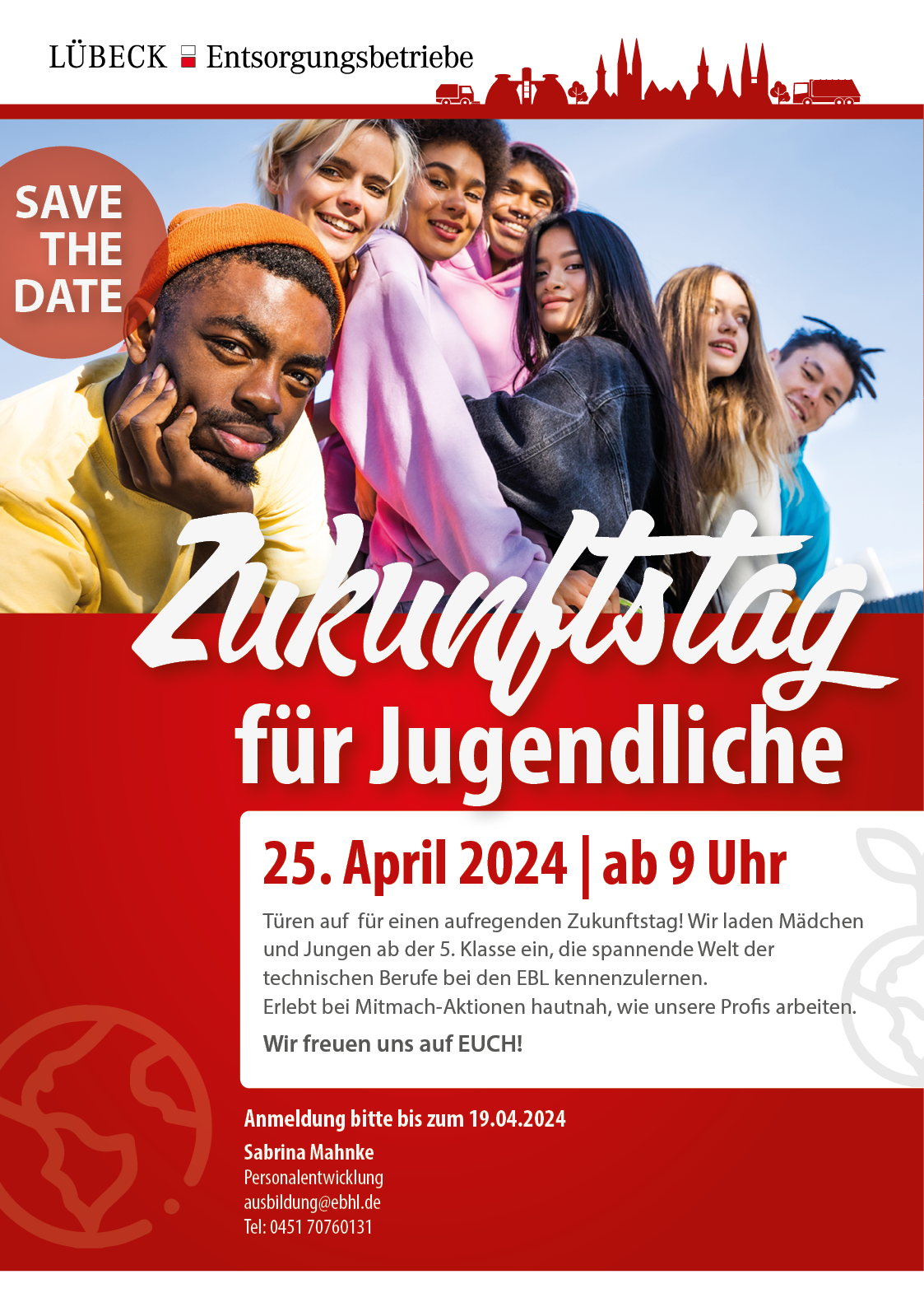 Plakat Zukunftstag bei den EBL