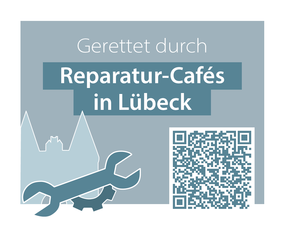 Logografik der Rapair-Cafés Lübeck