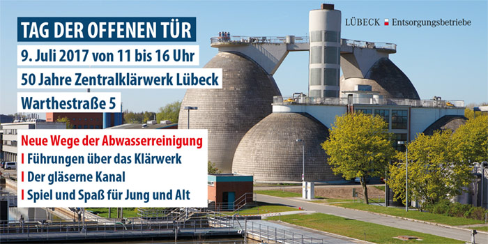 Tag der offenen Tür im Zentralklärwerk Lübeck